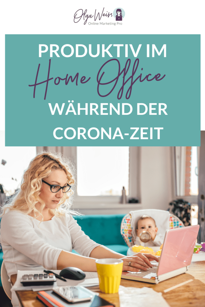 Produktiv im Home Office während der Corona-Zeit.