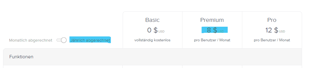 Zahlungsplan aktualisieren