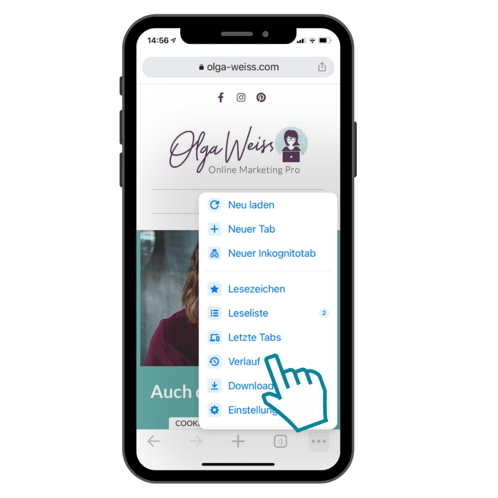 Digitiales Ausmisten im Browser 
 - Chrome Cache löschen am Smartphone
