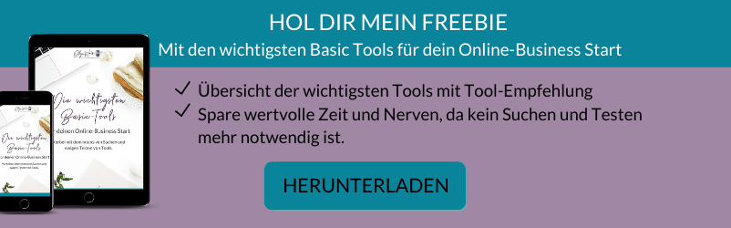 Freebie Basic Tools-Olga Weiss Technik-Expertin