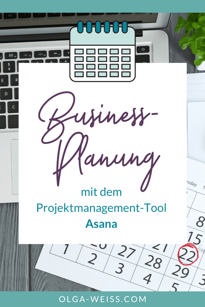 Jahresplanung mit Asana